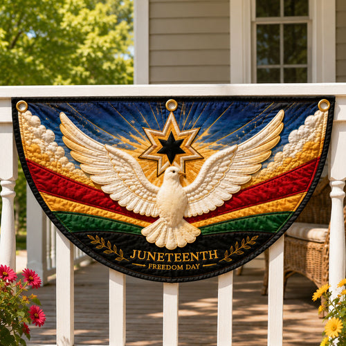 Juneteenth Freedom Dove Fan Flag GFTOHNL363