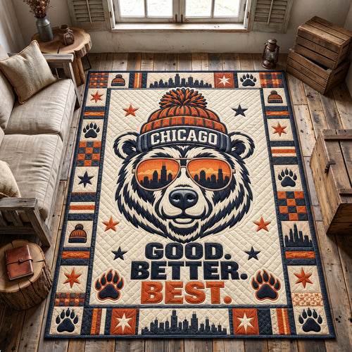 Chicago Bear Pride Area Rug GFTOHNL3884