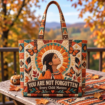 You Are Not Forgotten Quilted Tote Bag GFTOHNL3928
