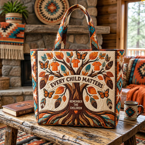 Remember The Children Quilted Tote Bag GFTOHNL3932
