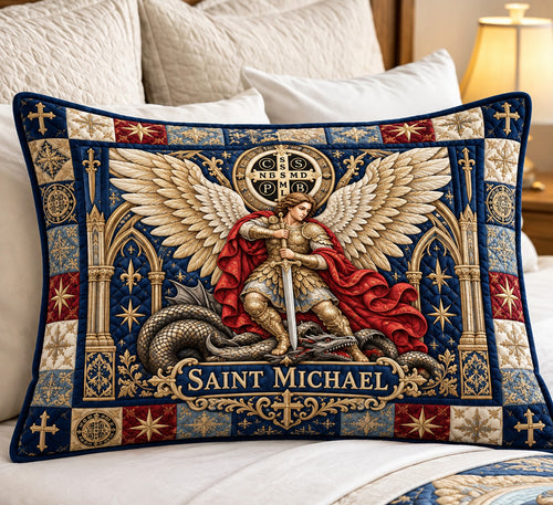 Saint Michael Dragon Slayer Bedding Pillow Case GFTOHNL3996 C1
