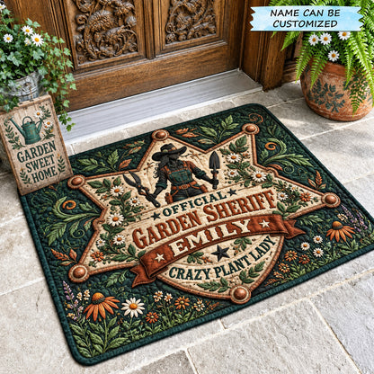 Garden Sheriff Doormat QTCUZ GFTOHNL4220