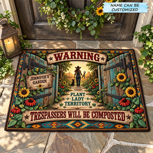 Plant Lady Territory Doormat QTCUZ GFTOHNL4221