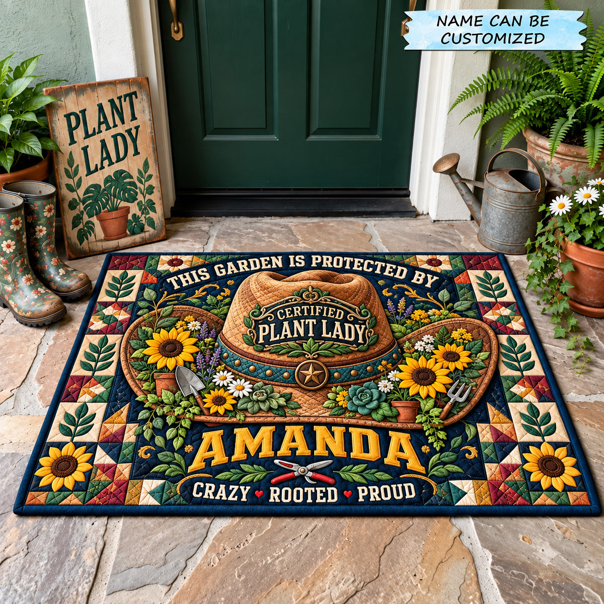 Certified Plant Lady Doormat QTCUZ GFTOHNL4223