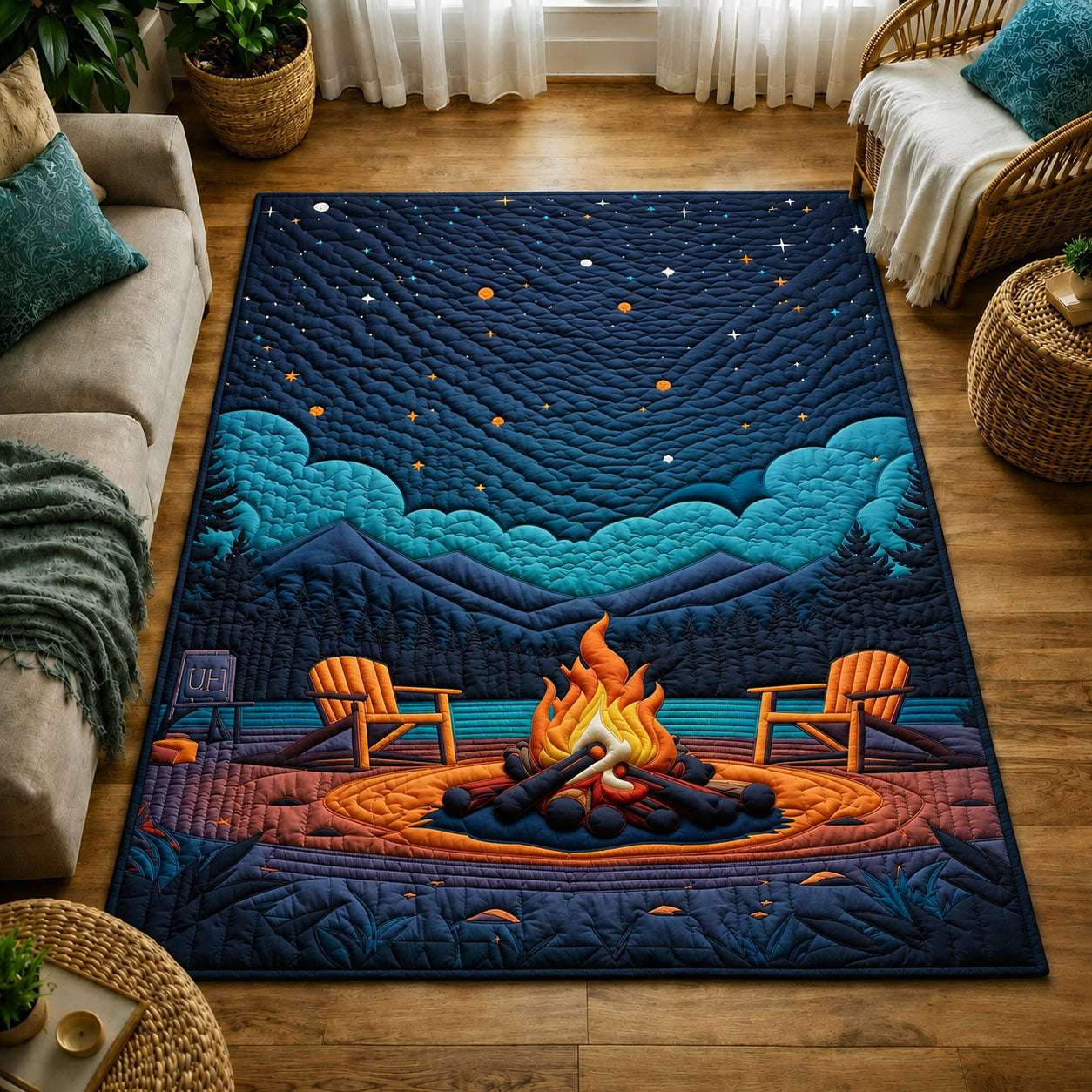 Camping Area Rug GFTOHNL43