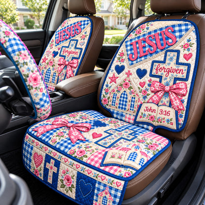 Jesus Forgiven Quilted Car Seat Protector GFTOHNL4356