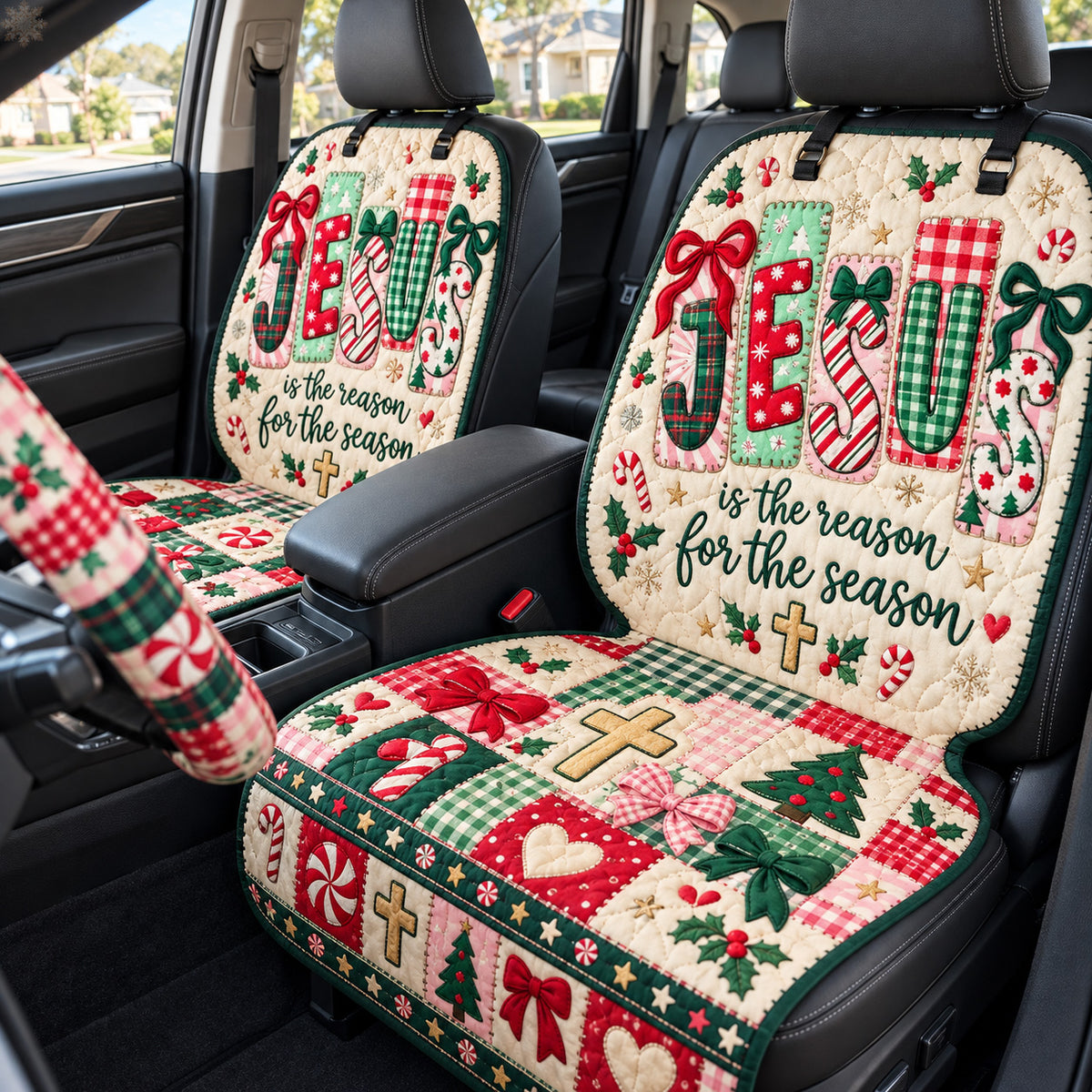 Jesus Reason For The Season Quilted Car Seat Protector GFTOHNL4357