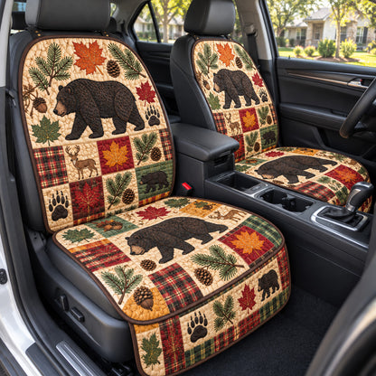 Autumn Bear Lodge Quilted Car Seat Protector GFTOHNL4359