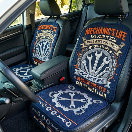 Mechanics Life Quilted Car Seat Protector GFTOHNL4408
