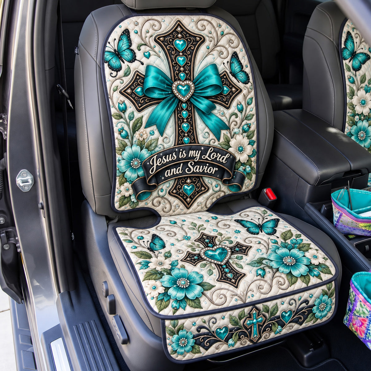 Jesus Is My Lord And Savior Quilted Car Seat Protector GFTOHNL4462