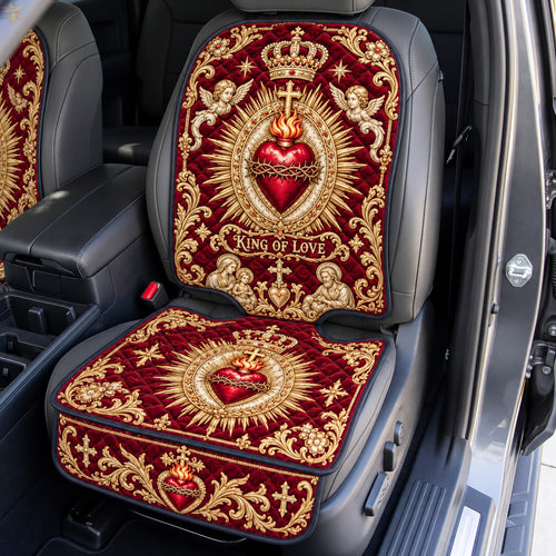 Sacred Heart King Of Love Quilted Car Seat Protector GFTOHNL4463