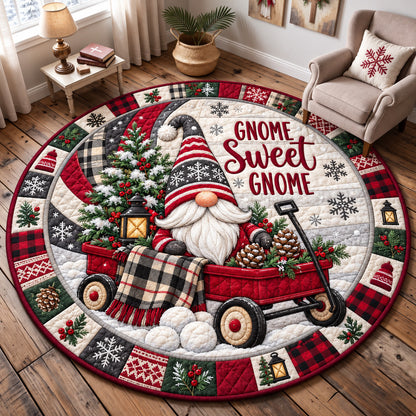 Gnome Sweet Gnome Quilted Round Mat GFTOHNL4468