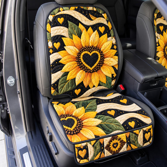 Sunflower Heart Garden Quilted Car Seat Protector GFTOHNL4509