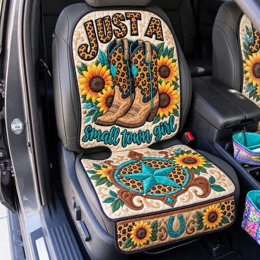 Small Town Cowgirl Quilted Car Seat Protector GFTOHNL4548