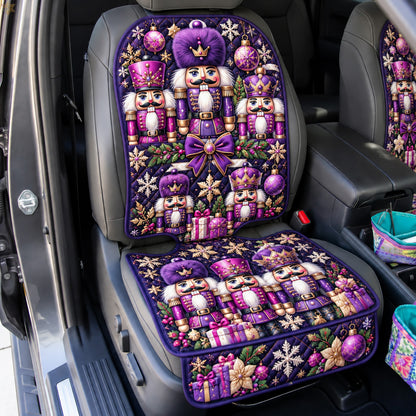 Purple Nutcracker Christmas Quilted Car Seat Protector GFTOHNL4594