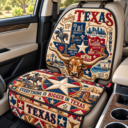Texas Cowboy Pride Quilted Car Seat Protector GFTOHNL4679