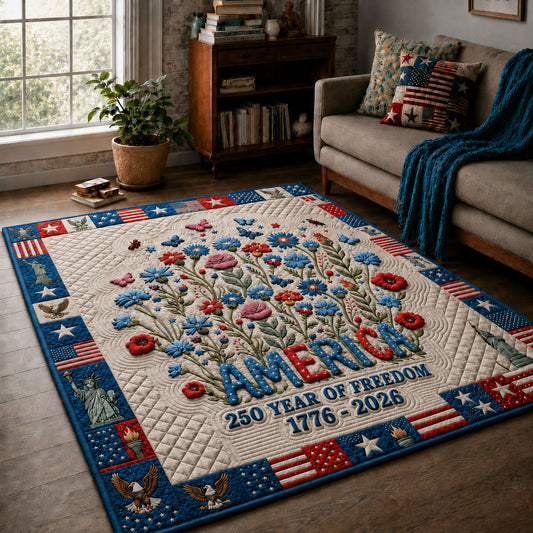 American Flowers Area Rug GFTOHNL47