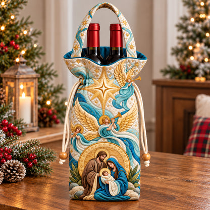 Angels Of Bethlehem Quilted Bottle Carrier Bag GFTOHNL4725
