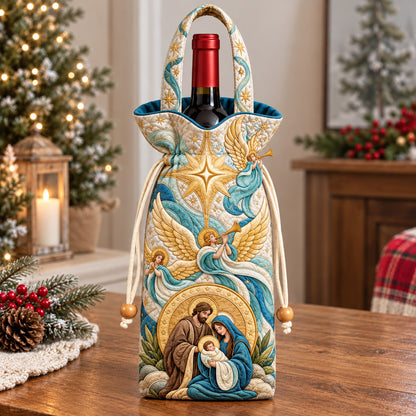 Angels Of Bethlehem Quilted Bottle Carrier Bag GFTOHNL4725