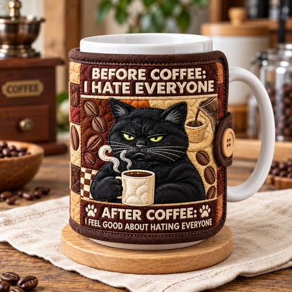 Grumpy Cat Before Coffee Quilted Mug Cozy GFTOHNL4732