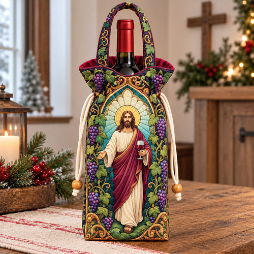 Jesus True Vine Quilted Bottle Carrier Bag GFTOHNL4741