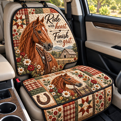 Ride With Heart Quilted Car Seat Protector GFTOHNL4819
