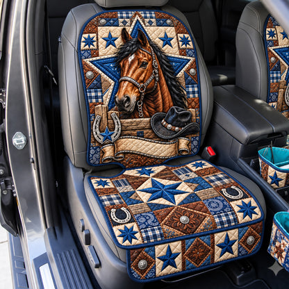 Western Cowboy Horse Quilted Car Seat Protector GFTOHNL4822
