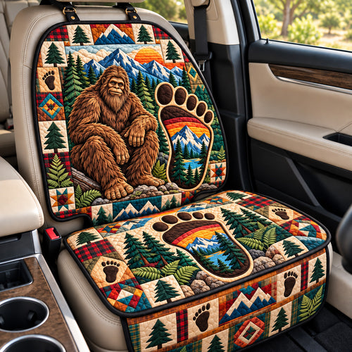 Bigfoot Forest Footprint Quilted Car Seat Protector GFTOHNL4827