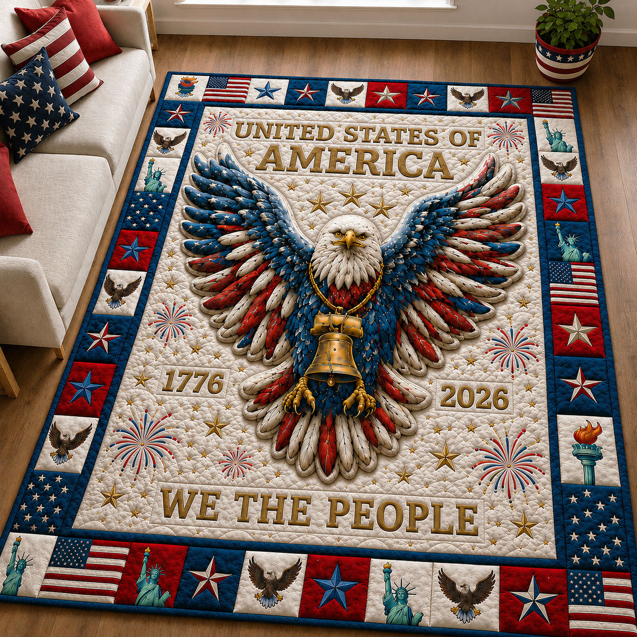 We The People USA Area Rug GFTOHNL49