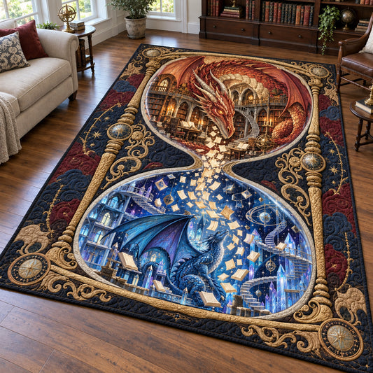 Dragon Library Of Time Area Rug GFTOHNL4943