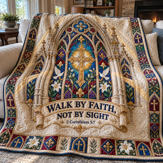 Walk By Faith Quilted Blanket GFTOHNL4968