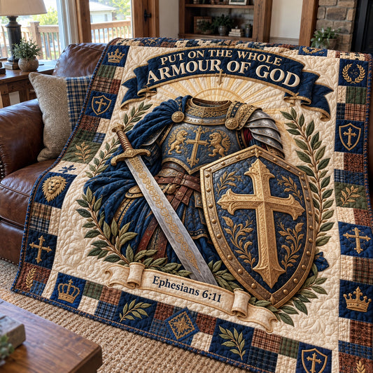 Armor Of God Quilted Blanket GFTOHNL4969