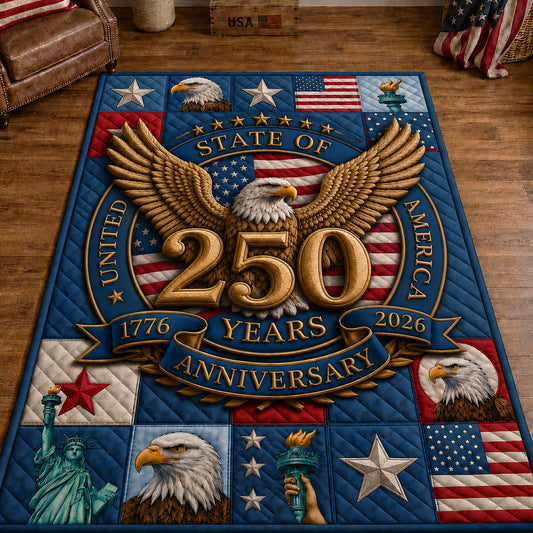 250 USA Anniversary Area Rug GFTOHNL52