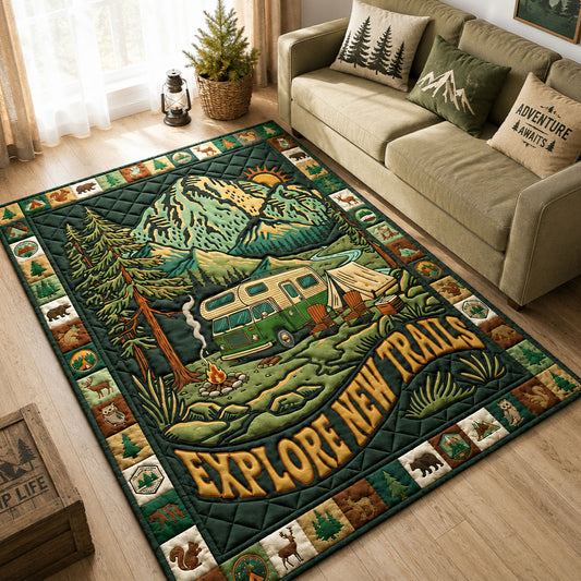 Explore New Trails Camping Area Rug GFTOHNL60