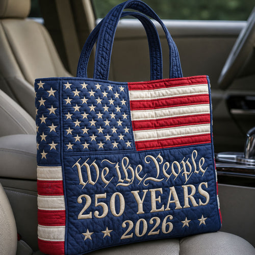 Classic Americana Quilted Tote Bag GFTOHNL61