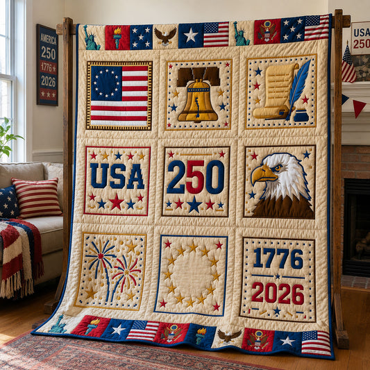 Vintage USA Quilted Blanket GFTOHNL70