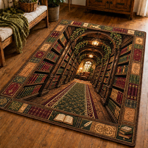 Enchanted Library Corridor Area Rug GFTOHNL703