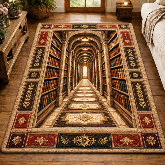 Timeless Grand Library Hallway Area Rug GFTOHNL704