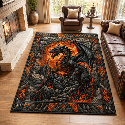 Volcanic Dragon King Area Rug GFTOHNL860