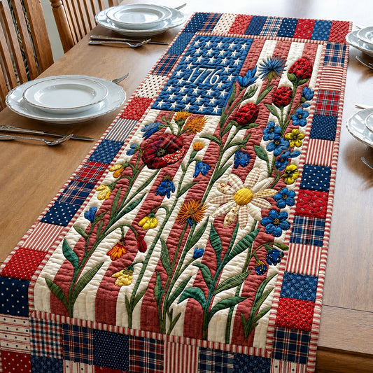 Classic American Florals Quilted Table Runner GFTOHNL90