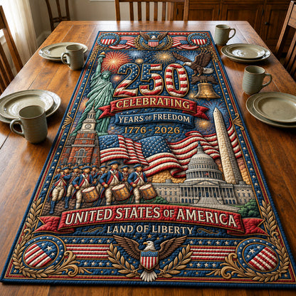 Heritage United States of America Quilted Table Runner GFTOHNL92