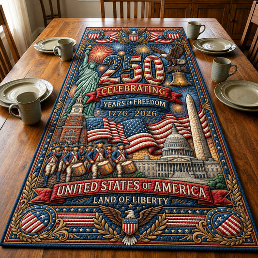 Heritage United States of America Quilted Table Runner GFTOHNL92