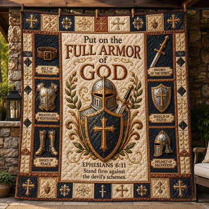 Ephesians Armor Grace Quilted Blanket GFTOHNL953