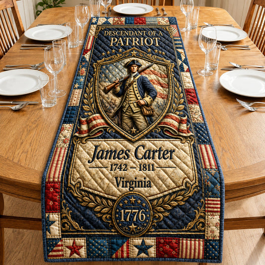 Heritage James Carter Virginia Quilted Table Runner GFTOHNL97