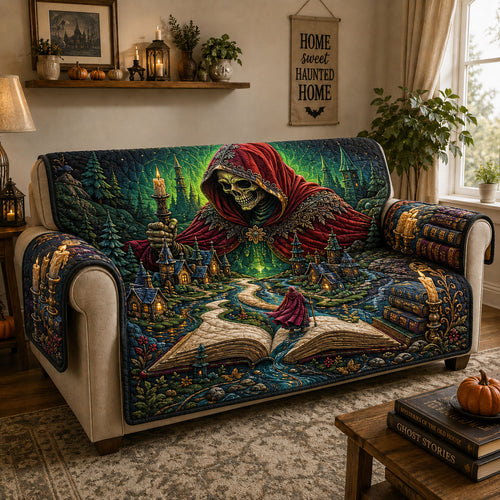 Reaper Storybook Journey Quilted Sofa Cover GFTOHNL970