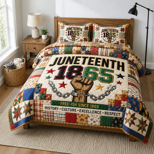 Freedom Heritage 3-Piece Quilted Bedding Set GFTOLAN102