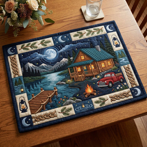 Lakeside Cabin Quilted Placemat GFTOLAN1041