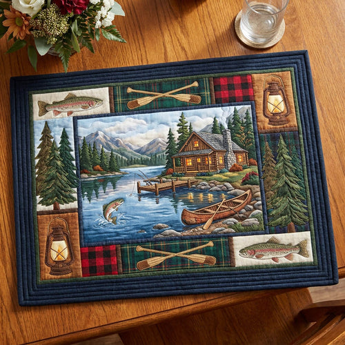 Lakeside Cabin Quilted Placemat GFTOLAN1043