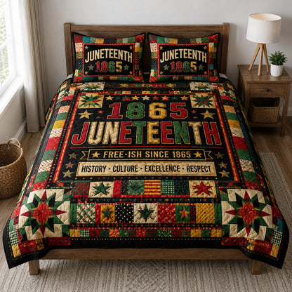 Freedom Roots 3-Piece Quilted Bedding Set GFTOLAN107