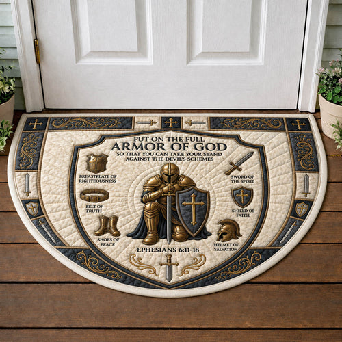 Armor Of God Quilted Welcome Mat GFTOLAN1072